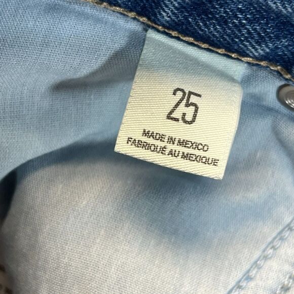 BDG‎ Jeans Women's 25 Carpenter Blue Straight Leg High Rise Denim Jeans Pants - Picture 9 of 14